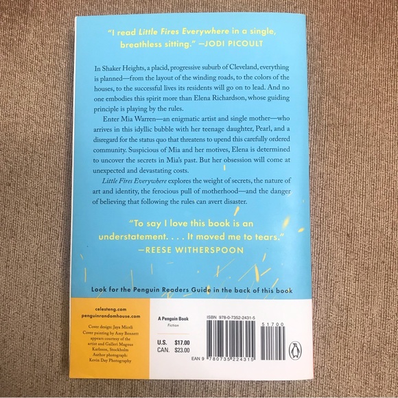 Little fires everywhere celeste Ng Fiction novel book - Picture 3 of 4